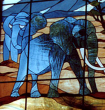 3-Panel-Stained-Glass In Sierra Valley