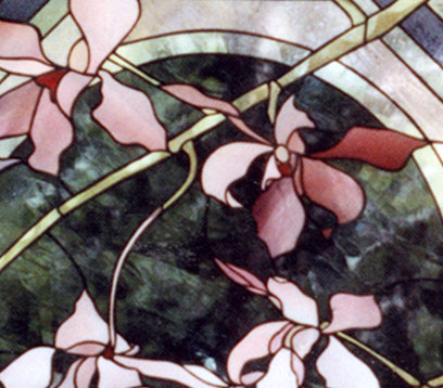 Stained-Glass-Orchids in Tahoe Donner