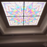 Ceiling with Burst Design